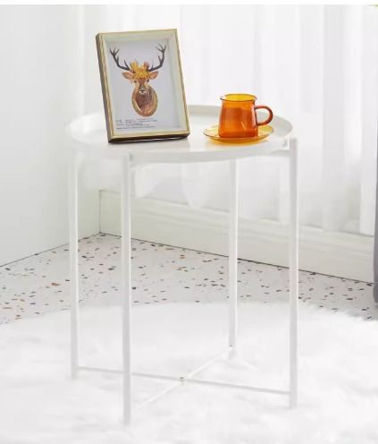 Side table (Category: Tables & Sets) located in Singapore. Submitted by slevengoodkat (Listing ID 1284941517, Image 2). Description: # Brand new in box x left 2 white color only #measurement in photo #cash n carry #no exchange no return no refunds #price for 1 side table.