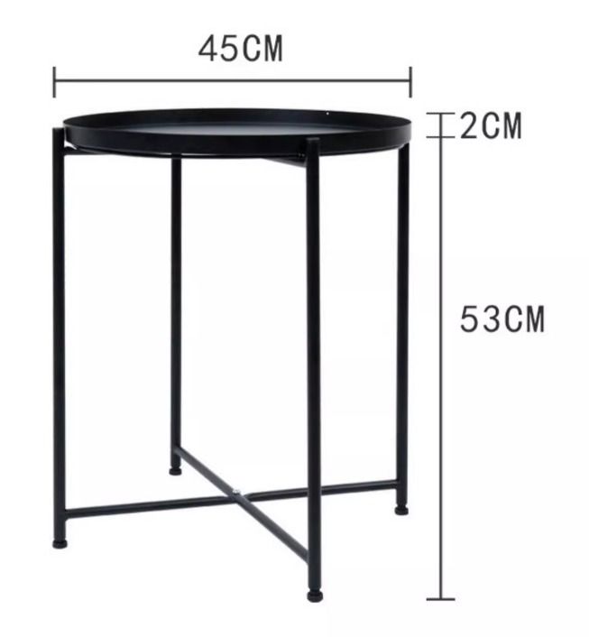 Side table (Category: Tables & Sets) located in Singapore. Submitted by slevengoodkat (Listing ID 1284941517, Image 3). Description: # Brand new in box x left 2 white color only #measurement in photo #cash n carry #no exchange no return no refunds #price for 1 side table.