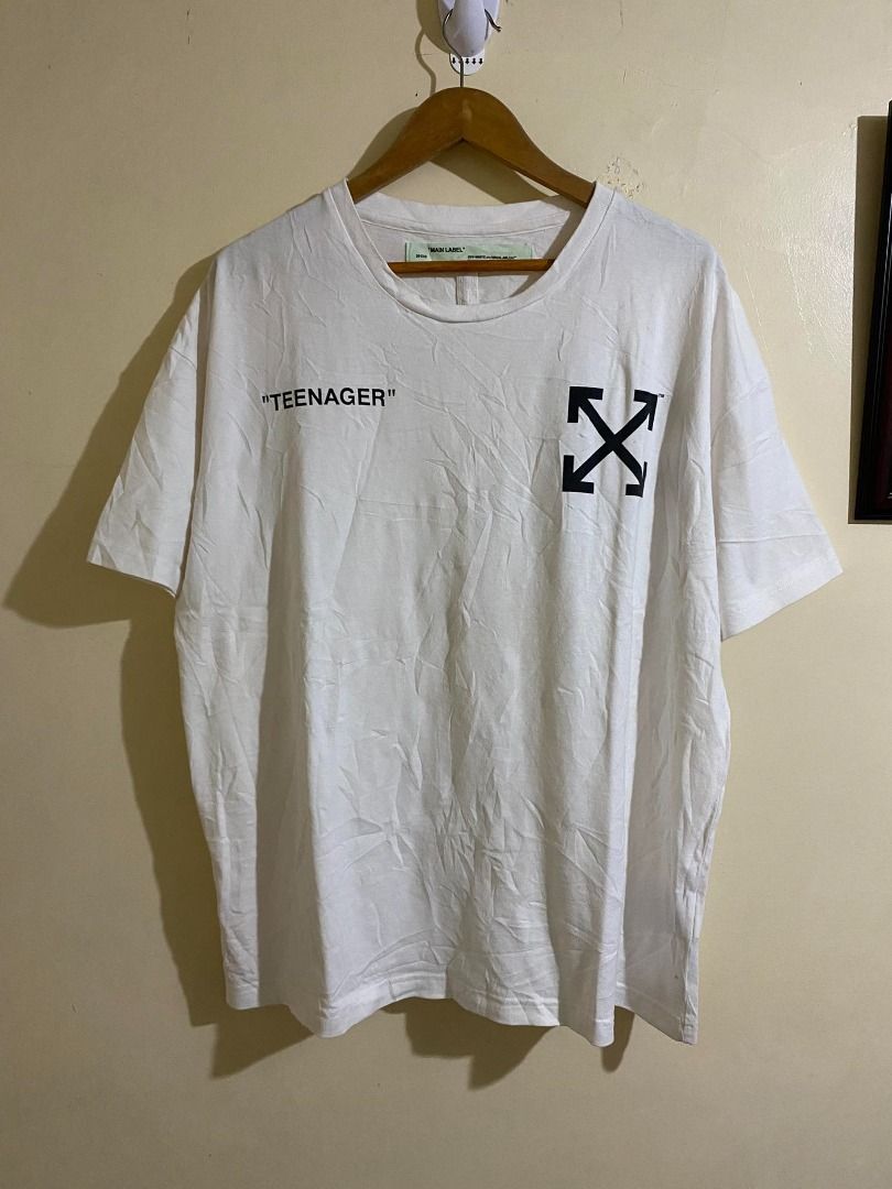 Off white outlet teenager t shirt