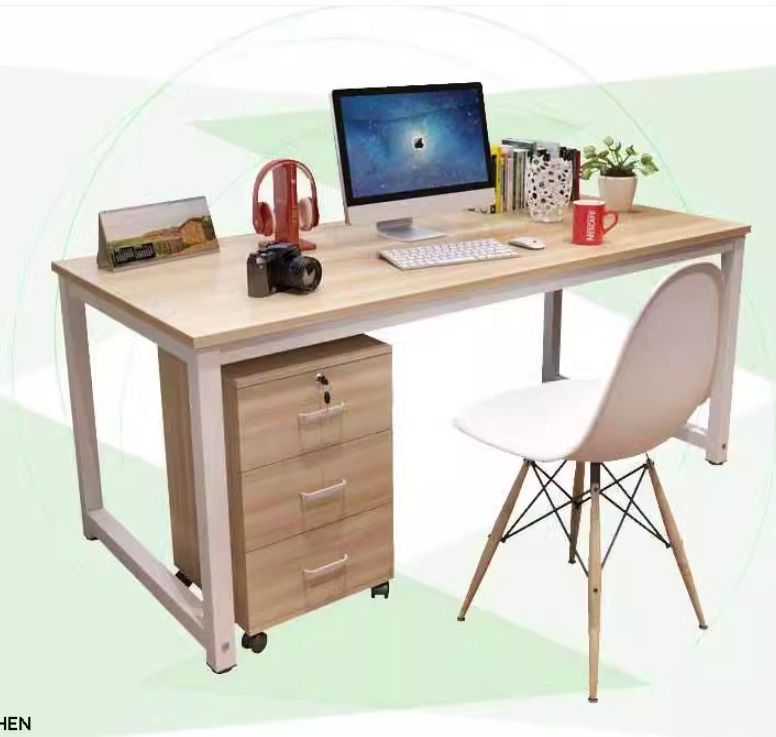 Study Table (Category: Tables & Sets) located in Singapore. Submitted by slevengoodkat (Listing ID 1284942695, Image 1). Description: # Brand new in box left 2 (color same as photo) #need to assemble yourself # 100cm length, 50cm depth, 74cm height #rounded corners #cash n carry #no exchange no return no refunds #price for each table.