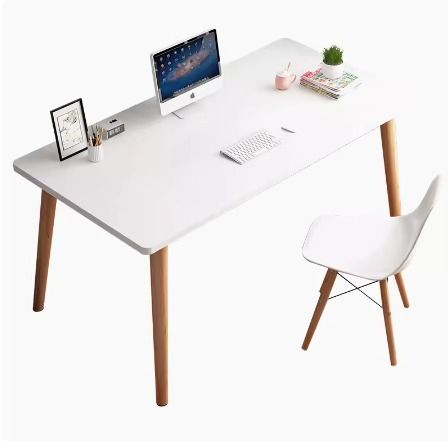 Study Table (Category: Tables & Sets) located in Singapore. Submitted by slevengoodkat (Listing ID 1284944016, Image 1). Description: # Use only for display # 2 x 80cm L*40cm W*74cm H # 2 x 60cm L*40cm W*74cm H # in white (same as photo). No box, no wrapper #easy self assemble #measurements in photo #cash n carry #no exchange no return no refunds #price for each table.