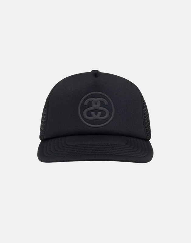 STUSSY SS-LINK SNAPBACK TURCKER CAP 網帽卡車司機帽, 他的時尚, 手錶