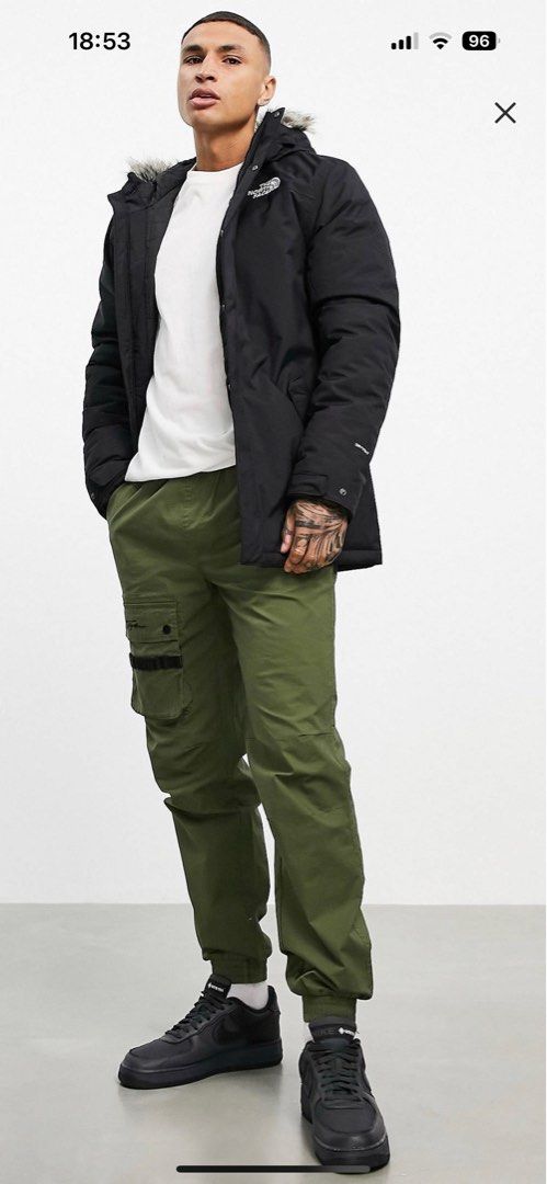 The north face on sale zaneck jacket in black