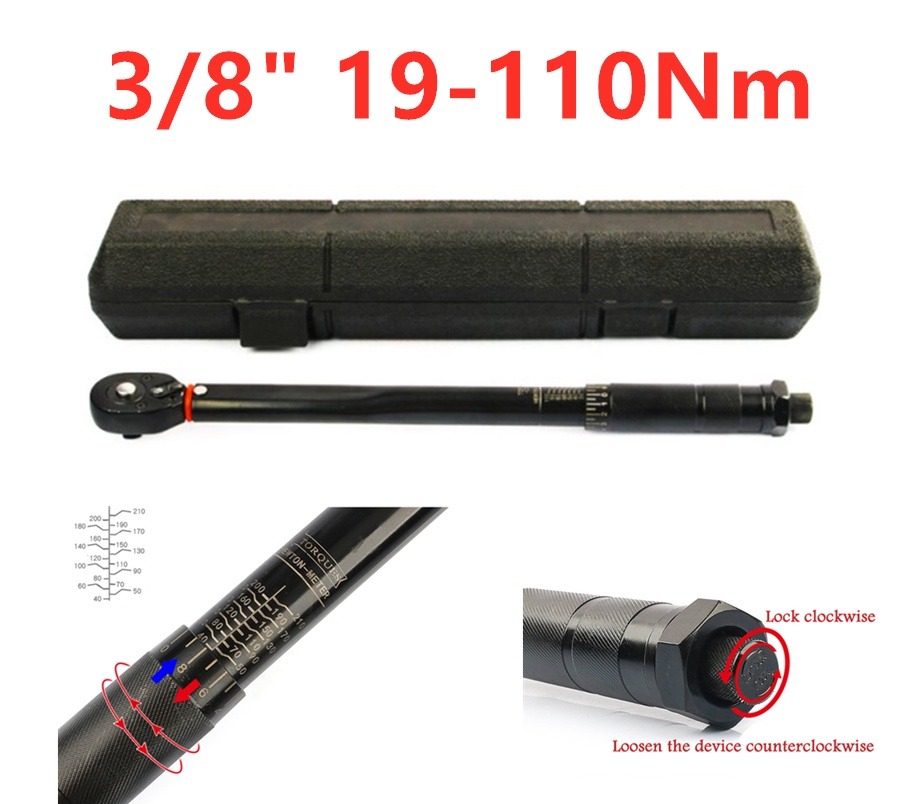 Torque Wrench 3/8” 19-110Nm, Furniture & Home Living, Home Improvement ...
