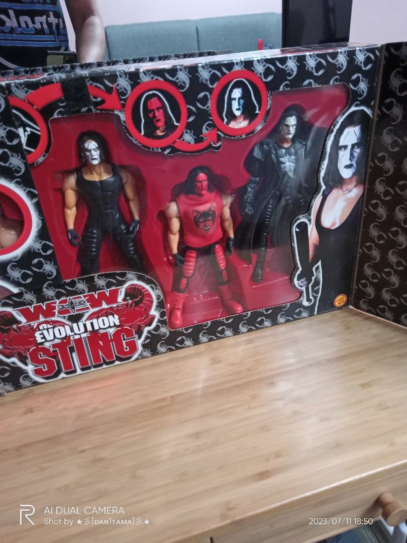 Wcw evolution sting action figures deals