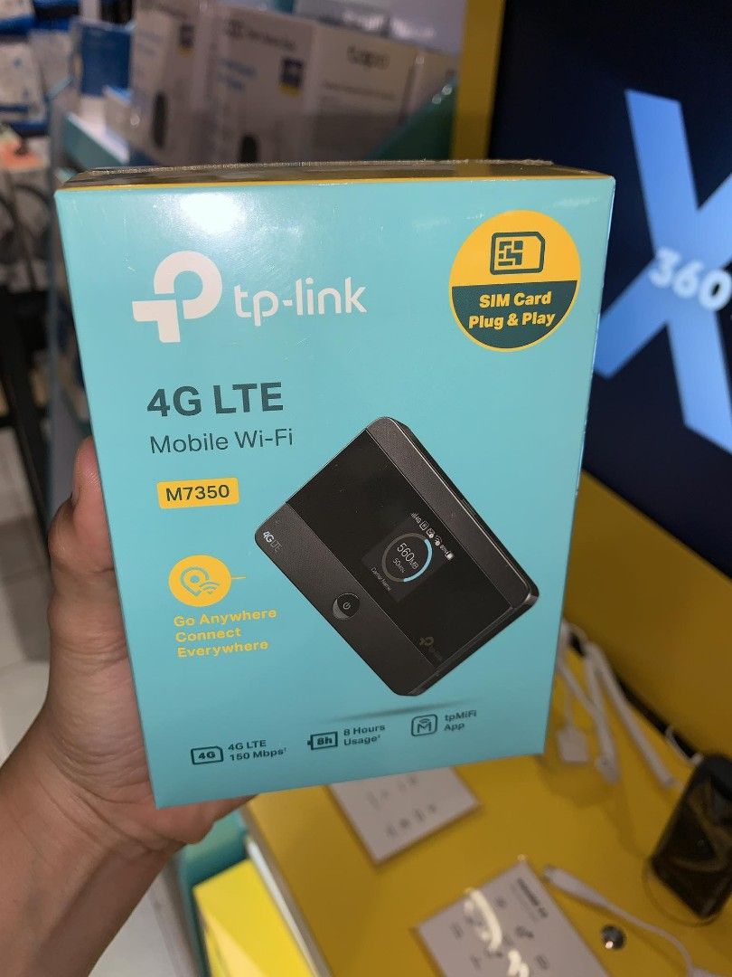 TP-Link M7350 4G LTE Mobile Pocket WiFi (Category: Networking) located in Makati City. Submitted by techubstoreandaccessories (Listing ID 1284892512, Image 3). Description: TP-Link M7350 4G LTE Mobile Pocket WiFi Ready for Pick-Up / Same Day Delivery Via Lalamove‼️ DETAILS: ✅ Actual Picture Posted. ✅BRAND NEW, SEALED, & ORIGINAL. ✅7 Days Replacement for Factory Defects and 1year Limited Warranty. (Terms and conditions apply). ✅With Sales Invoice 