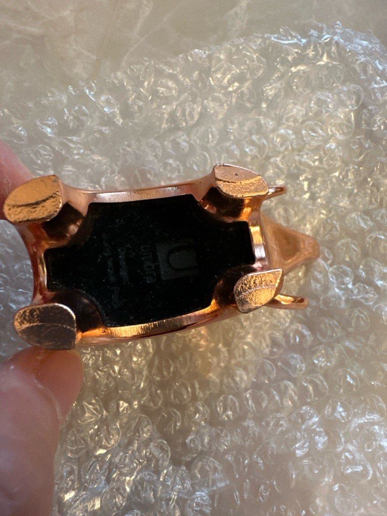 Rose gold elephant ring holder deals