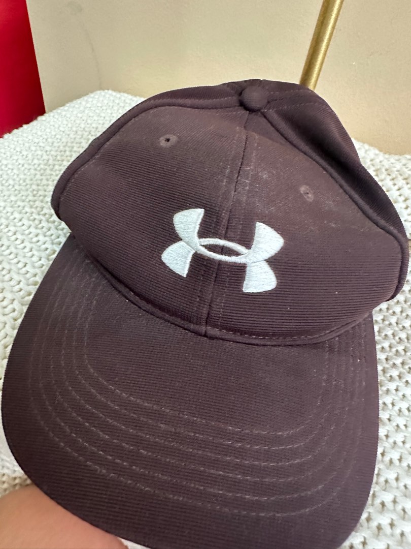 Brown under armour hat discount