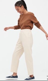 Uniqlo WOMEN Cotton Relaxed Ankle Pants