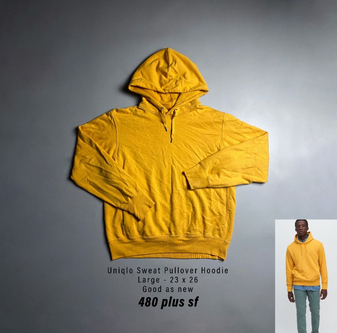 Mustard pullover hoodie top