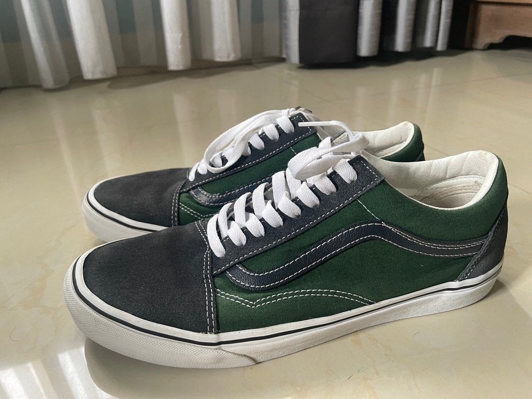 Vans Old Skool 2 Tone Navy Green SZ 43