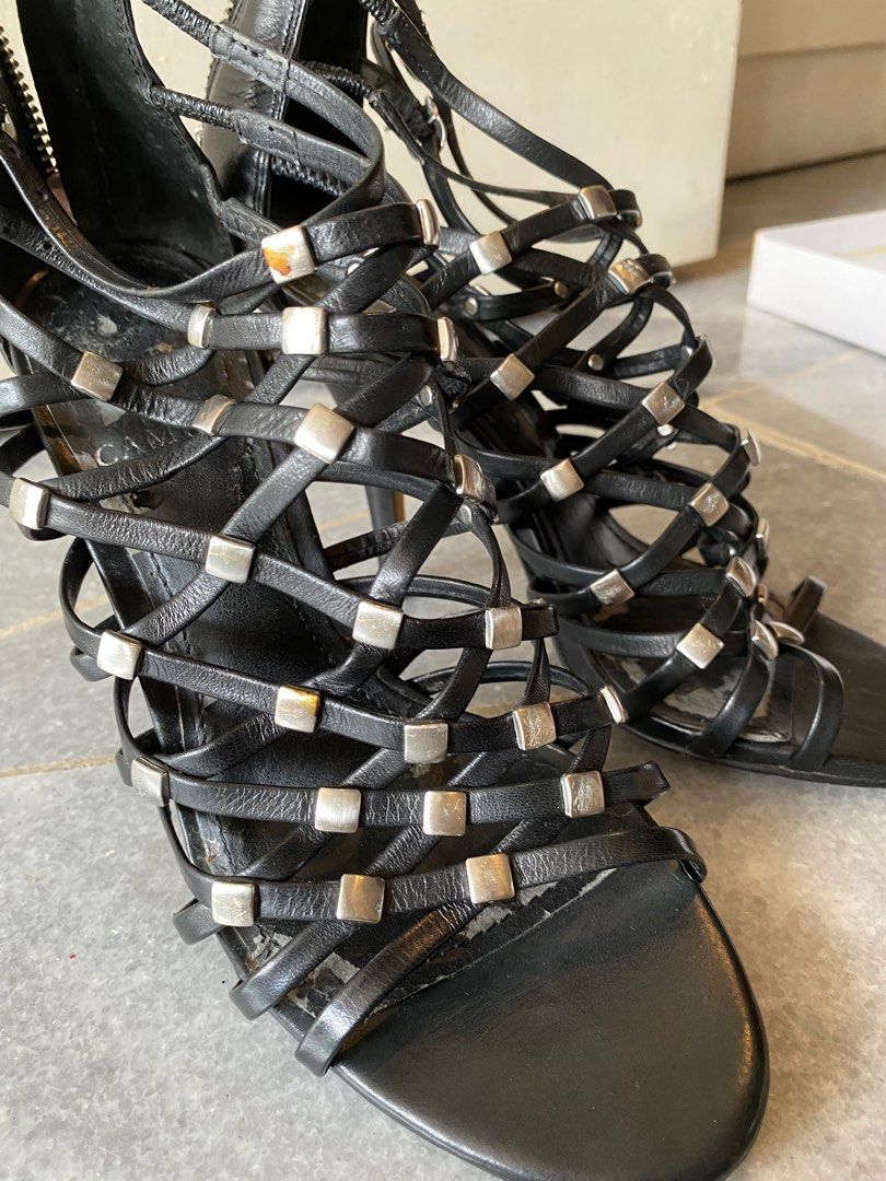 Womens Gladiator Sandals Wedge Heels Open Toe Leather Hollow Out High Top  Shoes | eBay