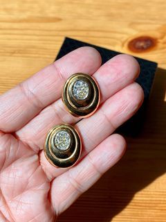 Vintage oval earrings