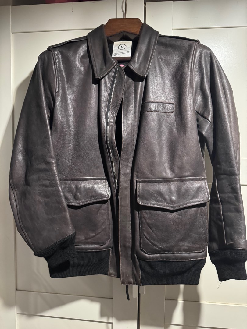 Visvim ELMENDORF Jkt , dark brown , size M , 85% New, 名牌, 服裝