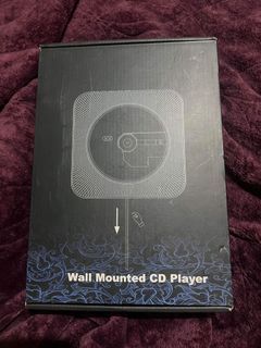 Wall mounted cd player
