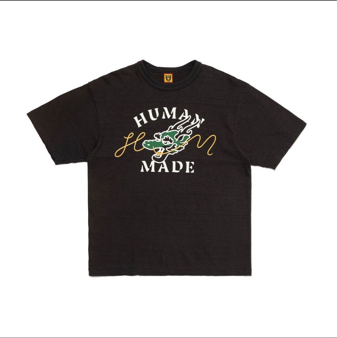 XXXL] HUMAN MADE GRAPHIC TEE (YEAR OF DRAGON) BLACK, Men's Fashion