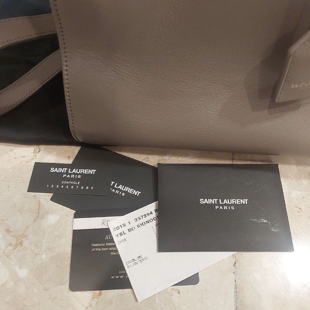 YSL YVES SAINT LAURENT two way cabas bag