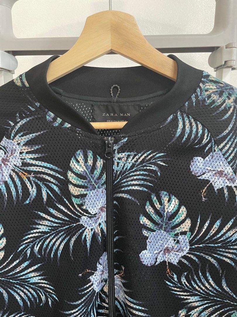 Zara man floral jacket 2025