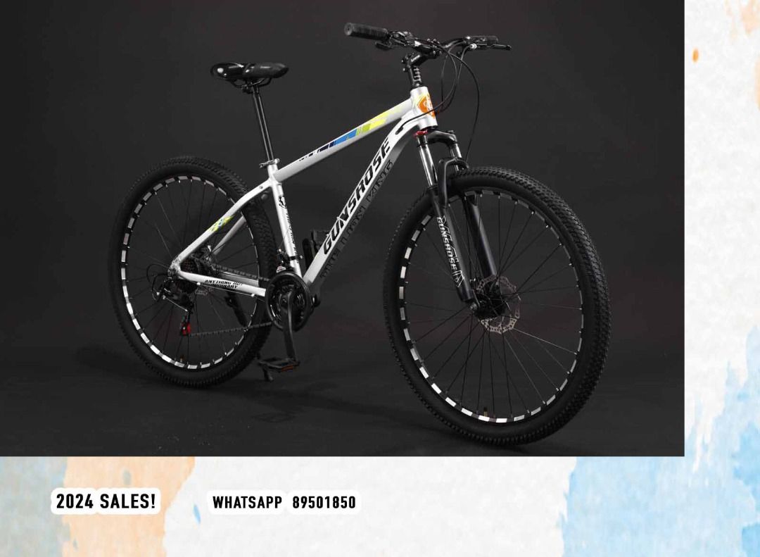 29 inch 21 Speeds Gunsrose Aluminium Frame Silver Lockable Suspension Mountain Bike MTB TV Home Appliances Other Home Appliances on Carousell
