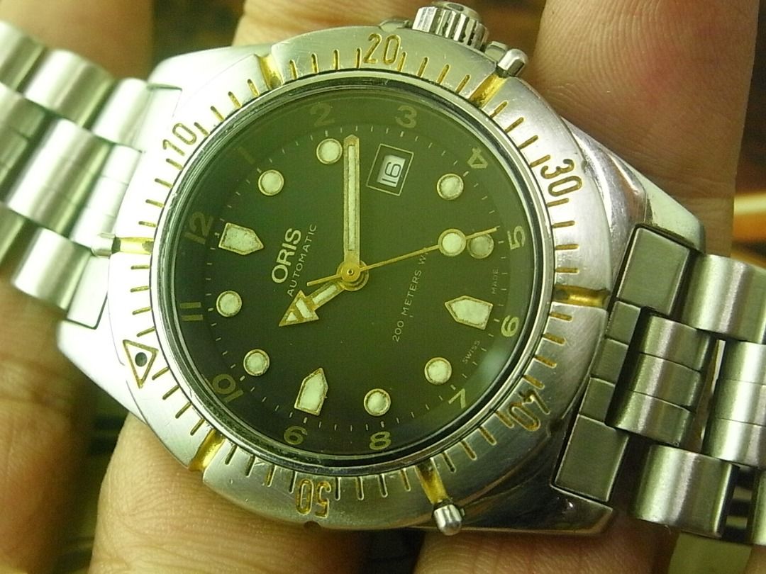 2 SWISS ORIS 200M DIVERS 7457 34MM Carousell