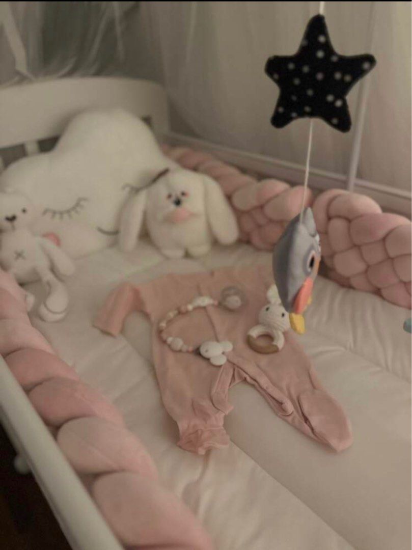 Extra tall crib store bumper