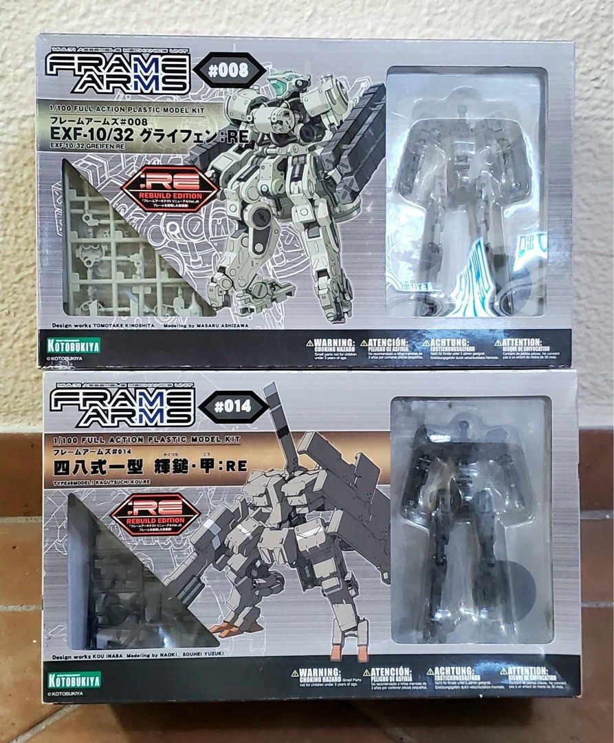 全新1/100 frame arms 骨裝機兵Re 版輝鎚甲+ Greifen 壽屋kotobukiya