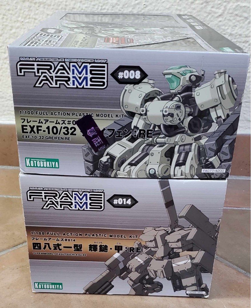 全新1/100 frame arms 骨裝機兵Re 版輝鎚甲+ Greifen 壽屋kotobukiya