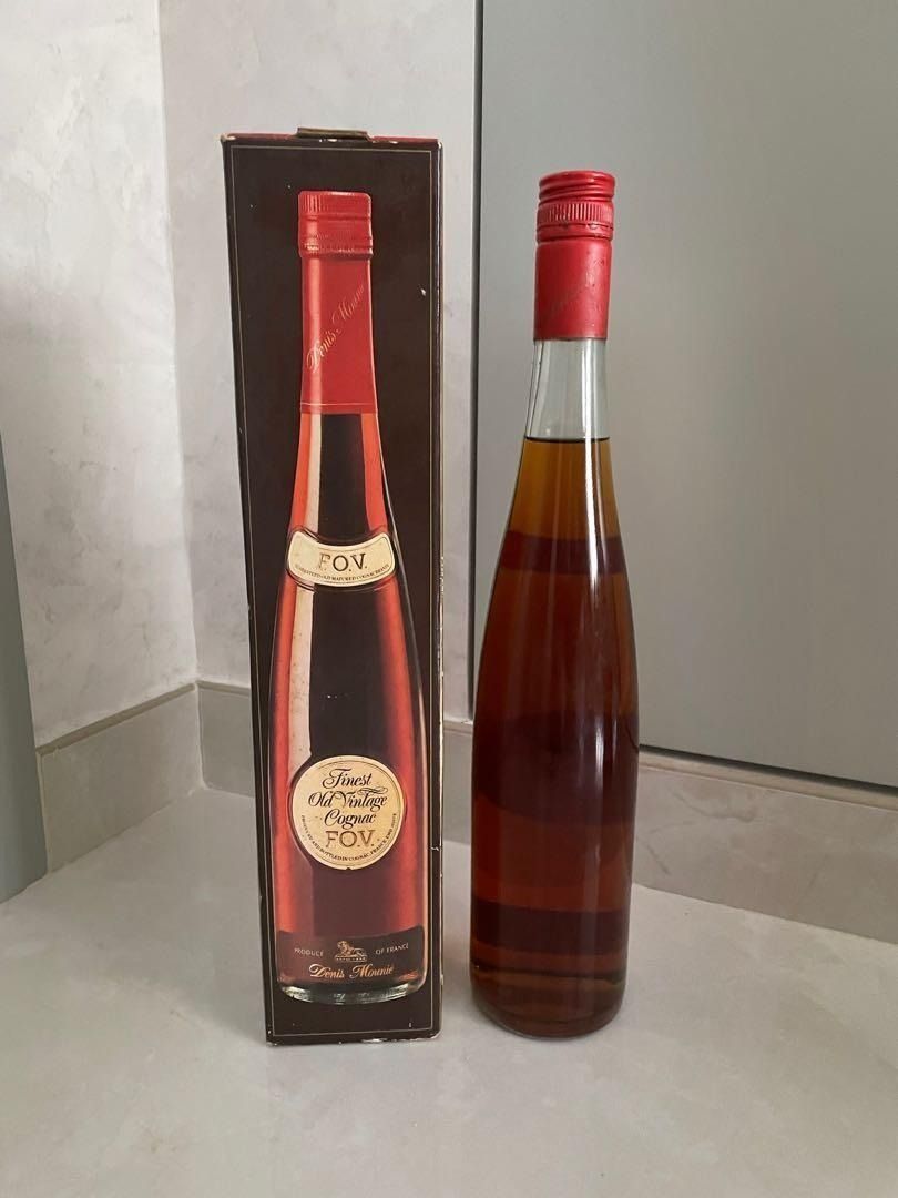 洋酒大量收購長頸FOV Finest Old Vintage Cognac, 嘢食& 嘢飲