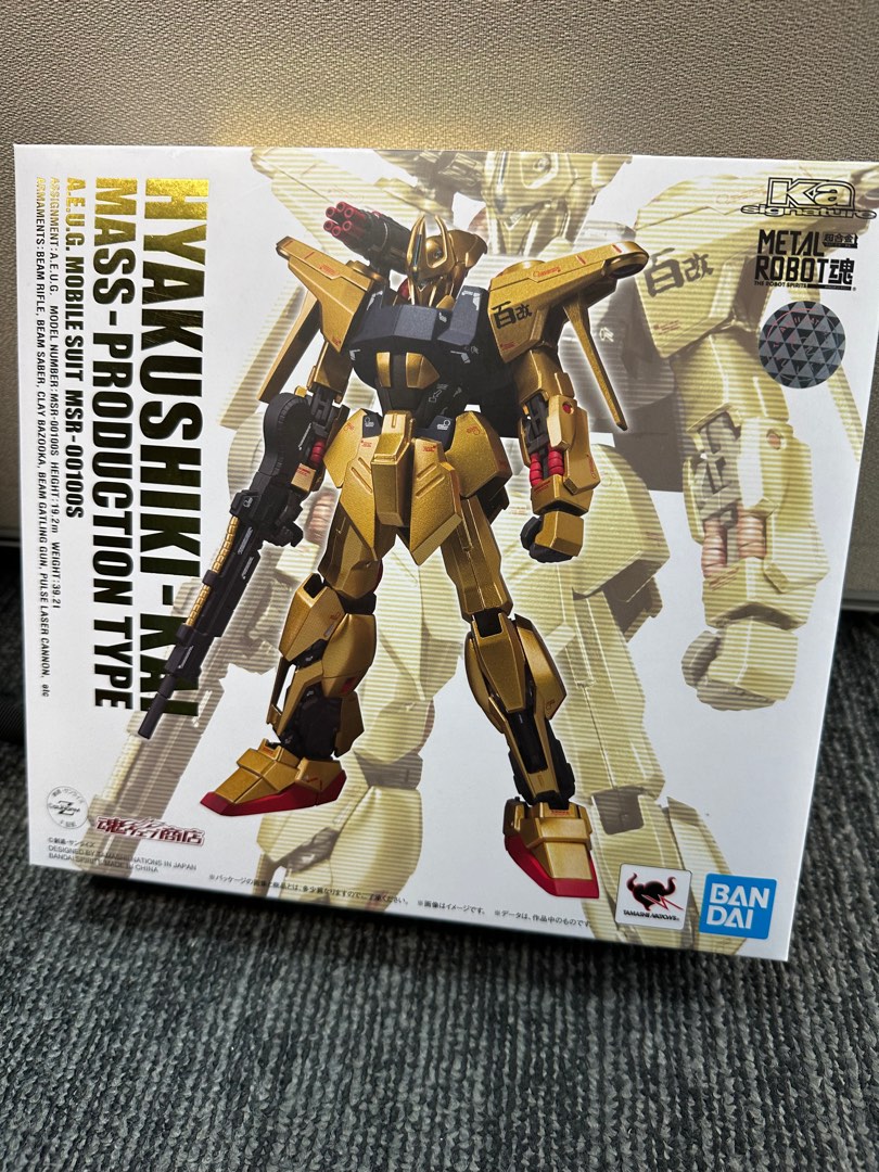 高達超合金Gundam Metal robot 魂Ka signature 量產形百式改Hyakushiki 
