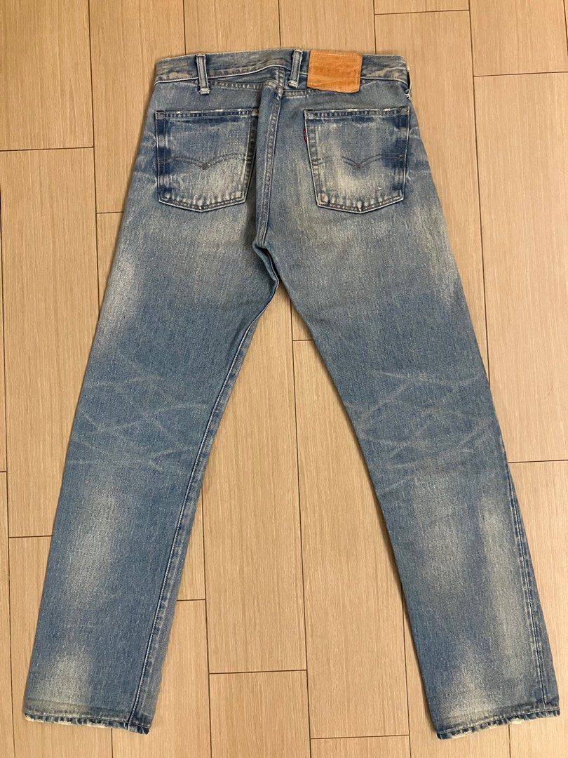 絕版日本製超強洗水LEVI'S LVC 66501-0074 501 Big E Denim Jeans 