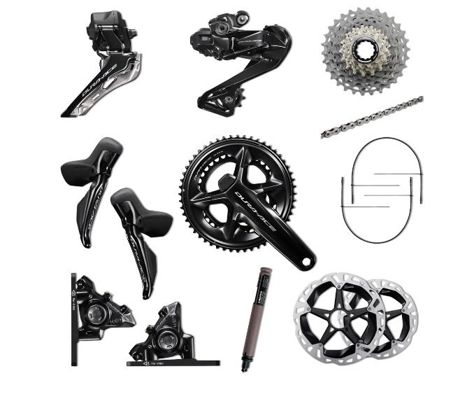 Dura ace di2 groupset with power meter sale