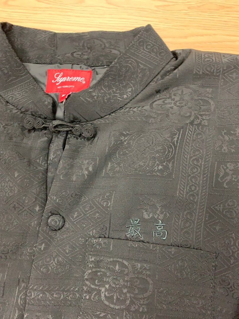 全新Supreme mandarin jacket 唐裝, 男裝, 上身及套裝, 西裝- Carousell