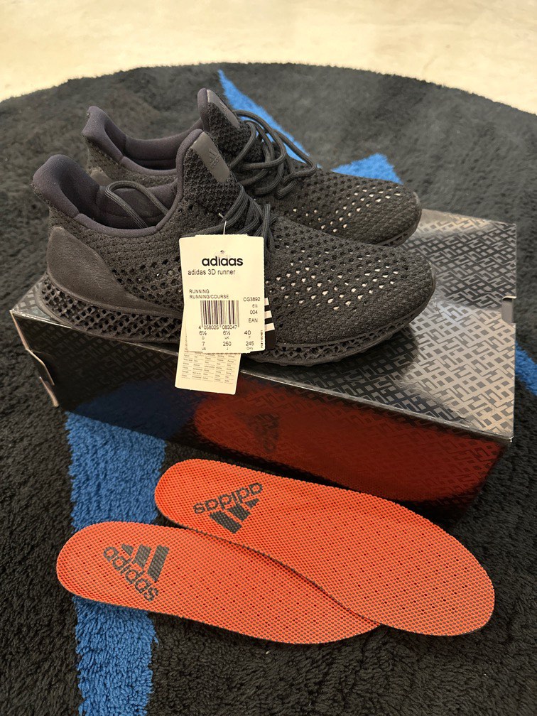 Adidas 3d runner triple black shop