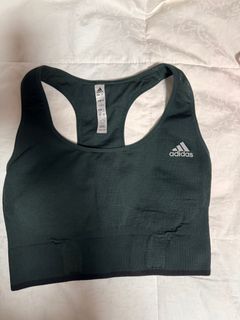 Adidas Sports Bra (Midnight Green/Olive Green)