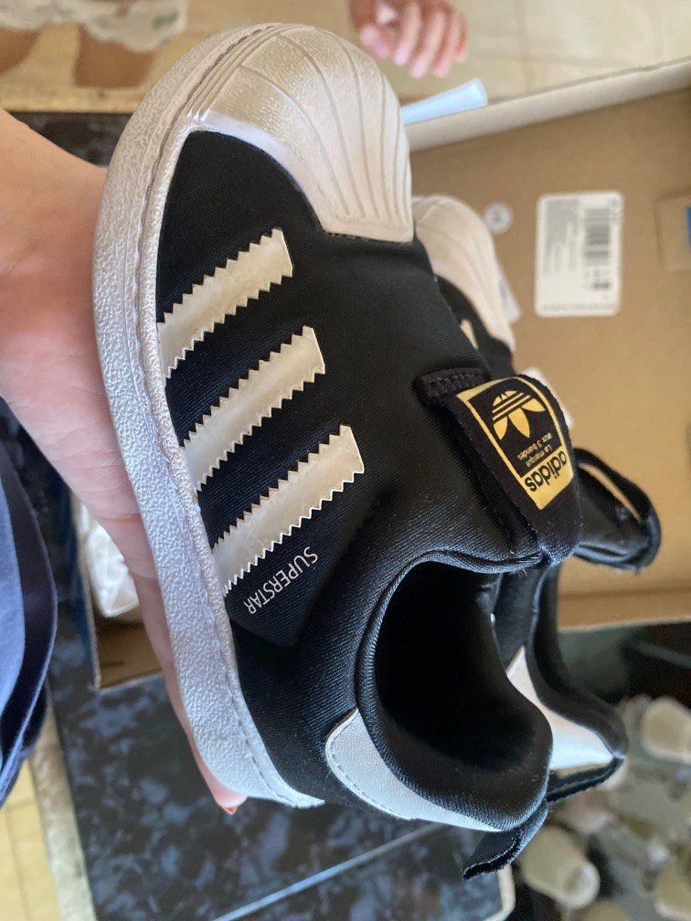Adidas superstar black shop zalora