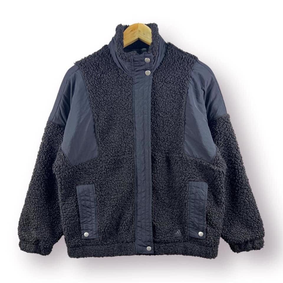 Adidas men's post online game fleece bomber jacket