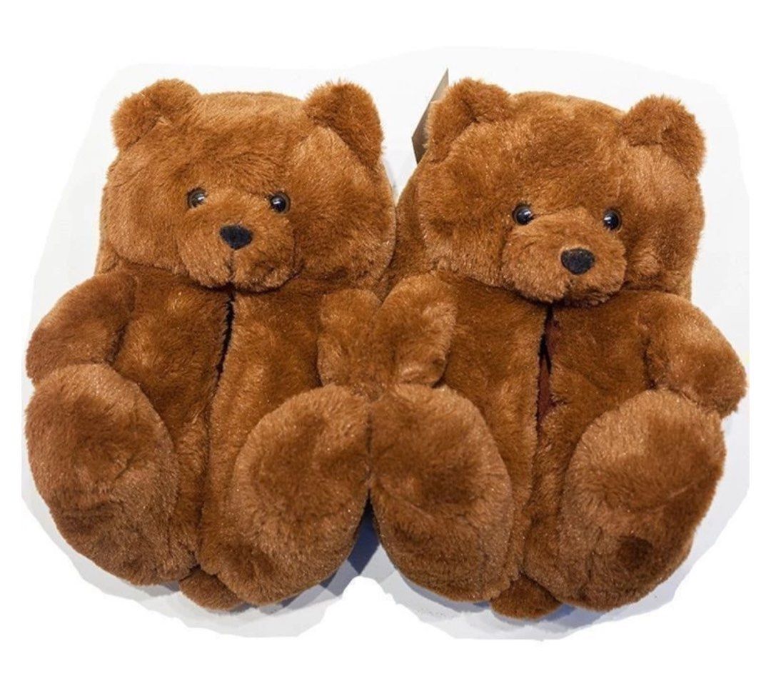 Cute bear slippers top