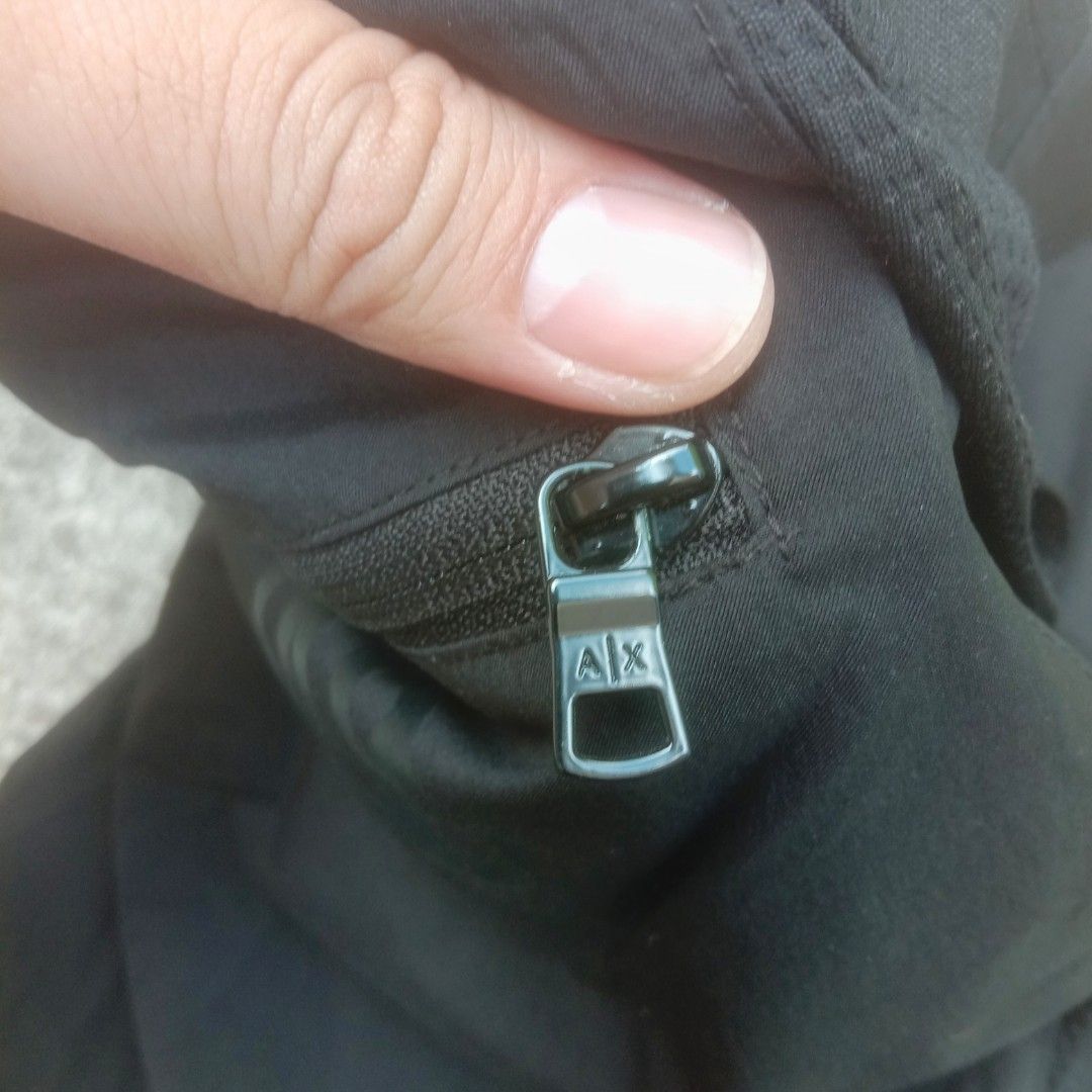 Armani Exchange Layered Legging Shorts (Category: Joggers) located in Angeles City. Submitted by theportal.vtg (Listing ID 1285076459, Image 2). Description: Dimension: Waist 38in Front Raise 12in Inseam 10in Hem 12in All are already washed and ready to wear. Prices are FIRM + shipping fee (J&T). Shipping will be 1-2 days after payment. Reservation til 3 days only. All sales are final. Manage your expectations. Colors may change due to lighting. 