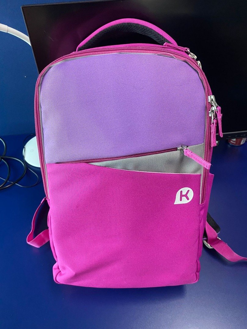 Authentic Original KAGS ASHTON Series 4 Ergonomic School Backpack Magenta Women s Fashion Bags Wallets Backpacks on Carousell