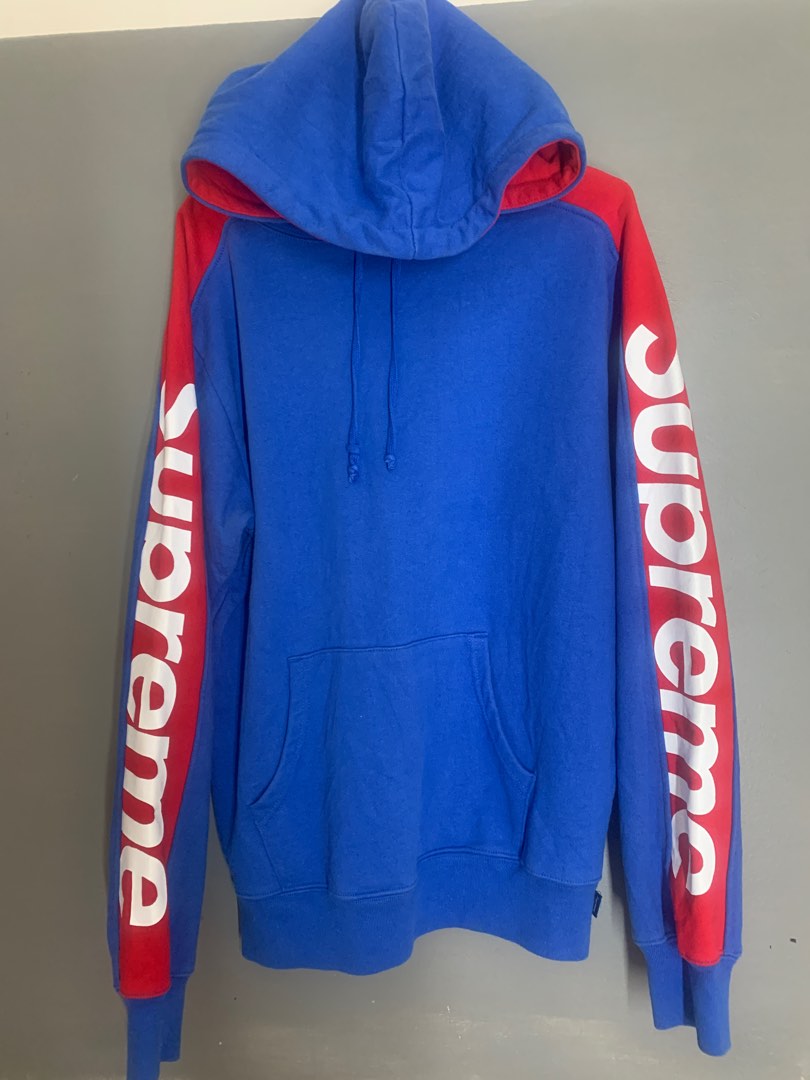 Supreme sideline hoodie fake hotsell