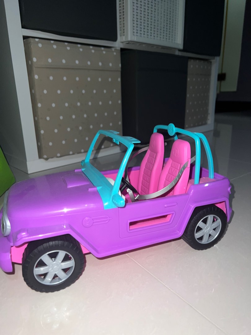 Barbie purple jeep new arrivals