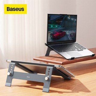 Baseus Laptop Stand  4-Gear Adjustable Space Aluminum Alloy Notebook Stand Grey  for Laptop Macbook Tablet
