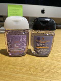 Bath & Body Words hand sanitizer set - fresh cut lilacs and lavender vanilla