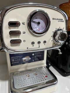Baumann retro coffee espresso machine