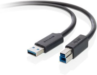Belkin USB A to USB B Cable - 6 foot USB 3.0 Cable - SuperSpeed USB 3.0