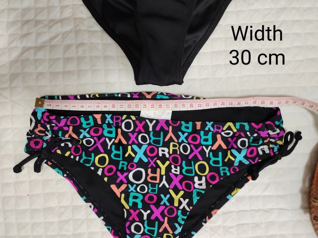 Bikinis for take all M-L size (Category: Bikinis & Swimsuits) located in Manila. Submitted by leideclutter (Listing ID 1285099104, Image 3). Description: Bikinis Slightly used only for ootd's. Can fit M-L 26-27-28 waistline. The small one is Roxy. RFS: Decluttering Mode of payment gcash SF c/o buyer LBC cash on pick up 95 php or flash express door to door delivery 150 php.