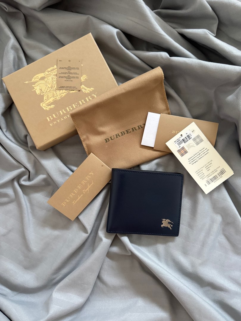 Burberry Credit Card Billfold London Leather Wallet Luxury Bags