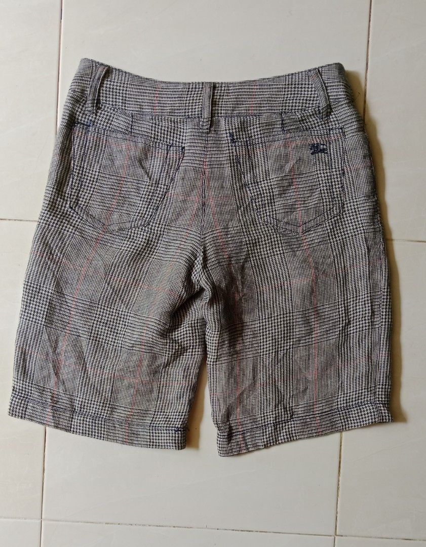 Burberry shorts mens silver 2025