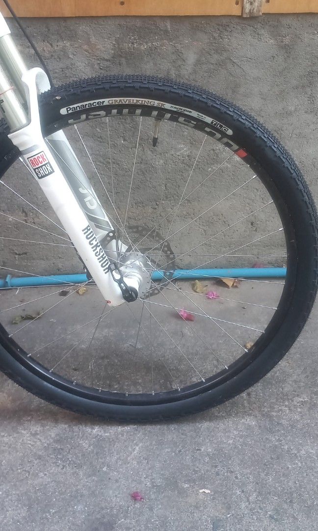 Cannondale Trail 7 (Category: Bicycles) located in Pasig City. Submitted by dfmartin (Listing ID 1285320710, Image 3). Description: Cannondale Trail 7 Small 27.5 Rockshox sid fork Xt drivetrain 11speed 11-40 cogs Mt200 brakeset Panaracer gravelking sk installed tires pair(for road/gravel) Rocket ron spare pair (for trail use) Axis rims Pillar spokes Origin 8 hubs Syncros stem Weapon handlebar Salsa grip Raceface chainring 1x 34t Truvativ crank ar