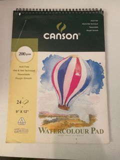 Canson Water Color Pad & Art Canvas Panel